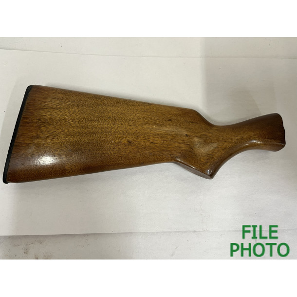 Butt Stock - Hard Wood - Plain - w/ Butt Plate - 2nd Variation - Original